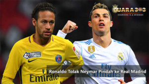 cristiano ronaldo tolak kedatangan neymar - agen bola piala dunia 2018