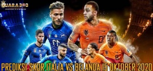 Prediksi Skor Italia vs Belanda 15 Oktober 2020