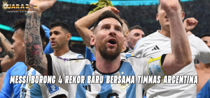 Messi Borong 4 Rekor Baru Bersama Timnas Argentina